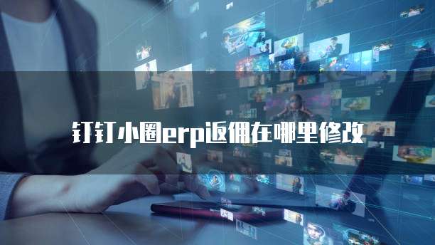 钉钉小圈erp返佣在哪里修改