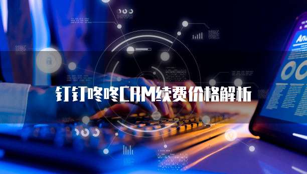 钉钉咚咚CRM续费价格解析