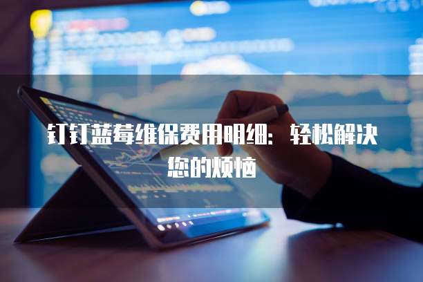 钉钉蓝莓维保费用明细:轻松解决您的烦恼