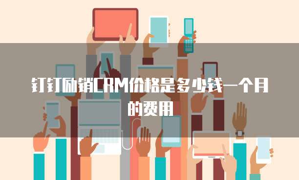 钉钉励销CRM价格是多少钱一个月的费用