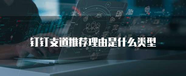 钉钉支道推荐理由是什么类型
