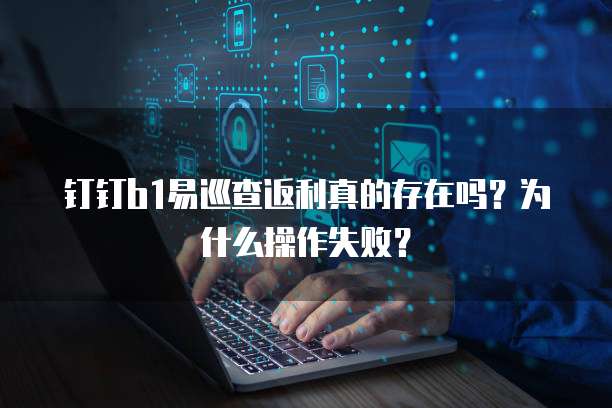 钉钉b1易巡查返利真的存在吗?为什么操作失败?