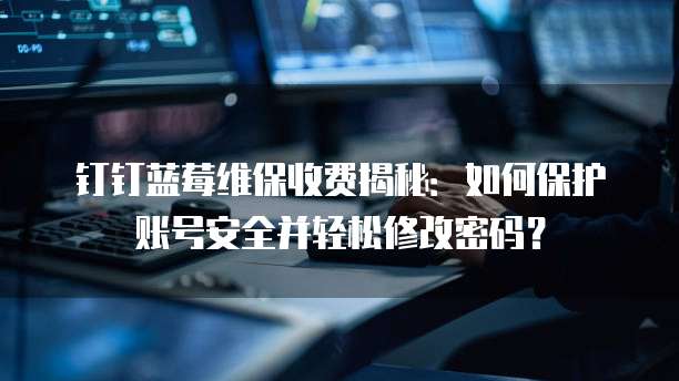 钉钉蓝莓维保收费揭秘：如何保护账号安全并轻松修改密码？