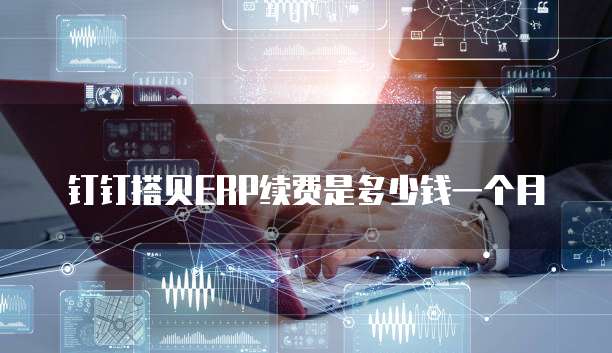 钉钉搭贝erp续费是多少钱一个月