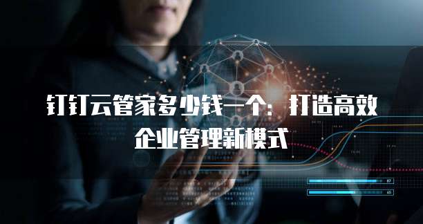 钉钉云管家多少钱一个:打造高效企业管理新模式