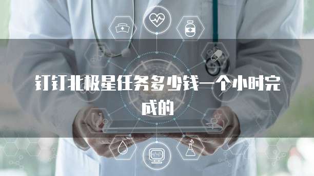 钉钉北极星任务多少钱一个小时完成的
