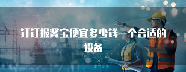 钉钉报餐宝便宜多少钱一个合适的设备