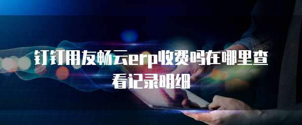 钉钉用友畅云erp收费吗在哪里查看记录明细