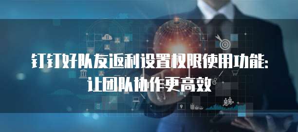 钉钉好队友返利设置权限使用功能：让团队协作更高效