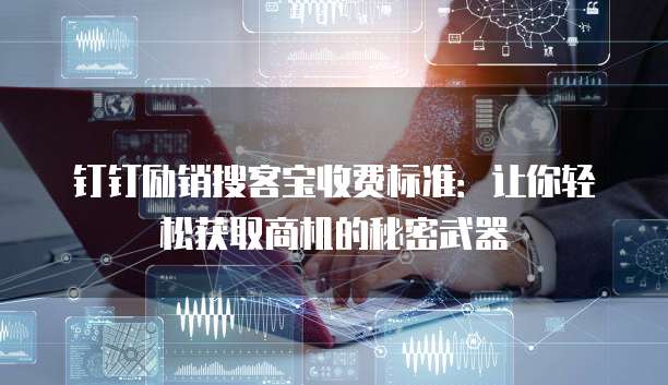钉钉励销搜客宝收费标准：让你轻松获取商机的秘密武器