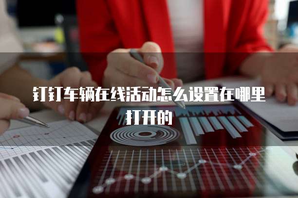 钉钉车辆在线活动怎么设置在哪里打开的