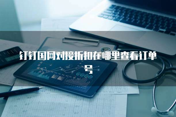 钉钉国网对接折扣在哪里查看订单号
