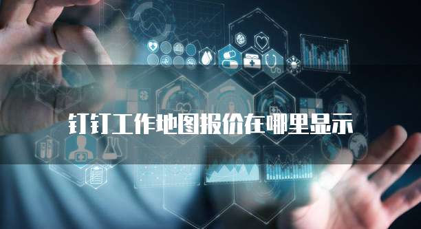钉钉工作地图报价在哪里显示