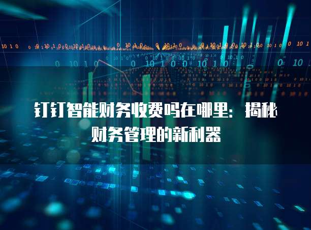 钉钉智能财务收费吗在哪里:揭秘财务管理的新利器