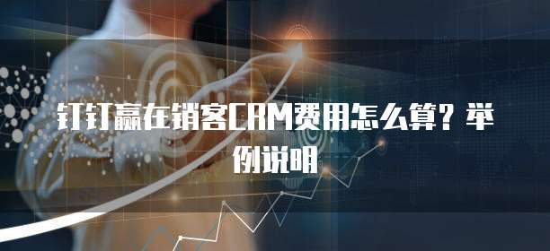 钉钉赢在销客CRM费用怎么算?举例说明