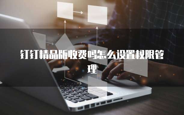 钉钉精品版收费吗怎么设置权限管理