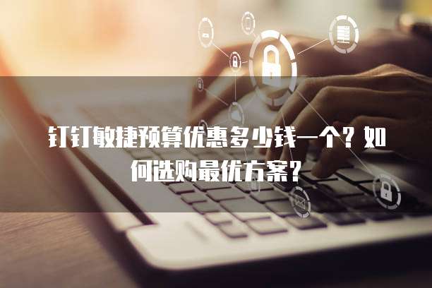 钉钉敏捷预算优惠多少钱一个?如何选购最优方案?