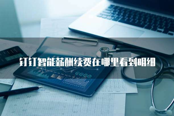 钉钉智能薪酬续费在哪里看到明细