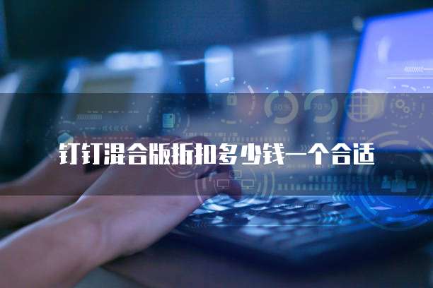 钉钉混合版折扣多少钱一个合适