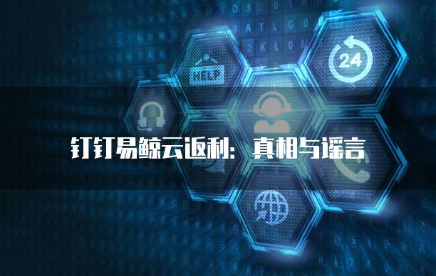 钉钉易鲸云返利:真相与谣言