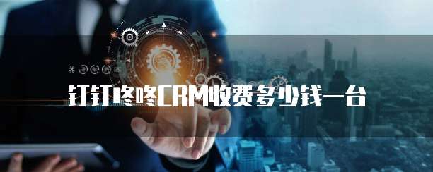 钉钉咚咚CRM收费多少钱一台