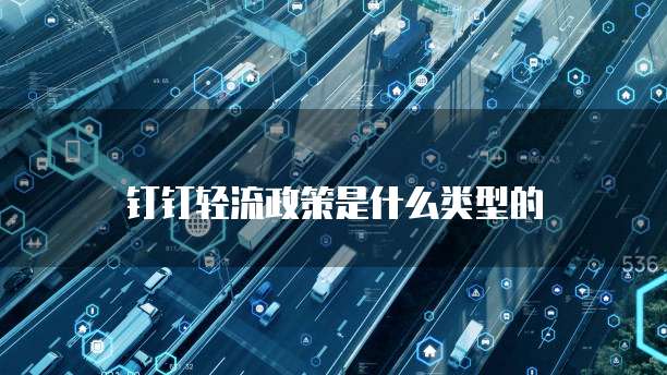 钉钉轻流政策是什么类型的
