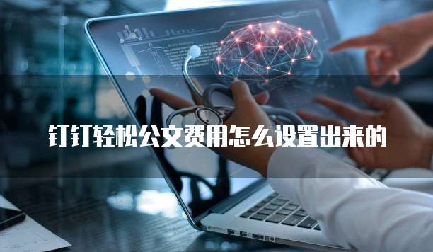 钉钉轻松公文费用怎么设置出来的
