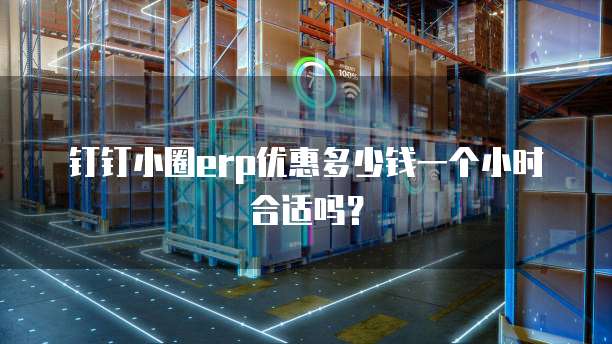 钉钉小圈erp优惠多少钱一个小时合适吗?