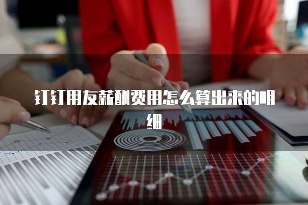钉钉用友薪酬费用怎么算出来的明细