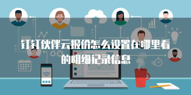 钉钉伙伴云报价怎么设置在哪里看的明细记录信息