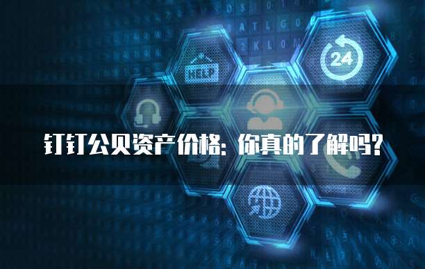 钉钉公贝资产价格: 你真的了解吗?