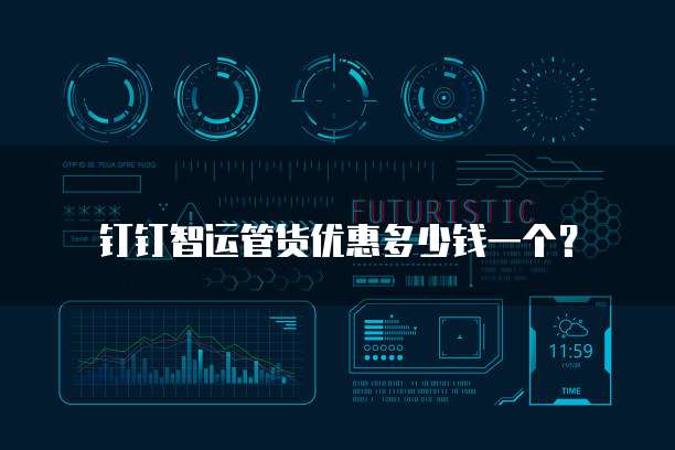 钉钉智运管货优惠多少钱一个？
