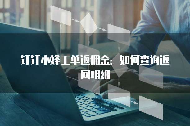 钉钉小蜂工单返佣金：如何查询返回明细