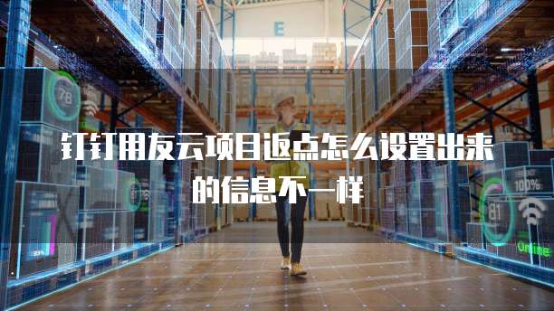 钉钉用友云项目返点怎么设置出来的信息不一样