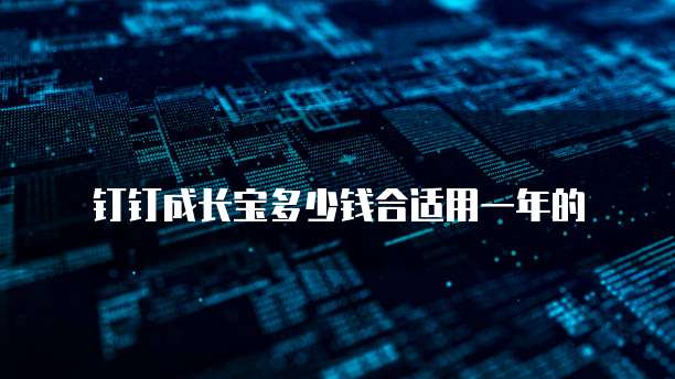 钉钉成长宝多少钱合适用一年的