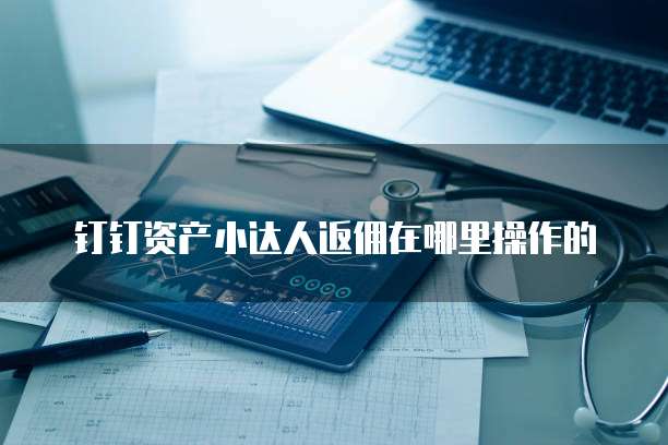 钉钉资产小达人返佣在哪里操作的
