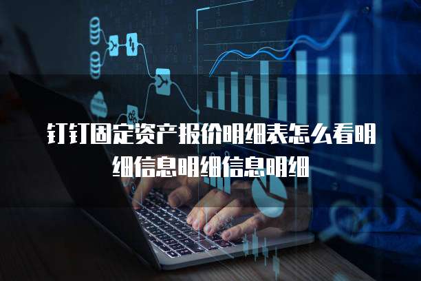 钉钉固定资产报价明细表怎么看明细信息明细信息明细
