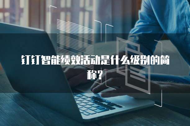 钉钉智能绩效活动是什么级别的简称？