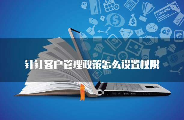 钉钉客户管理政策怎么设置权限