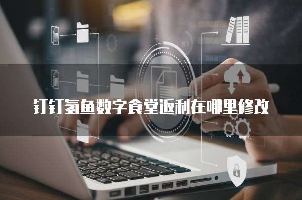 钉钉氢鱼数字食堂返利在哪里修改