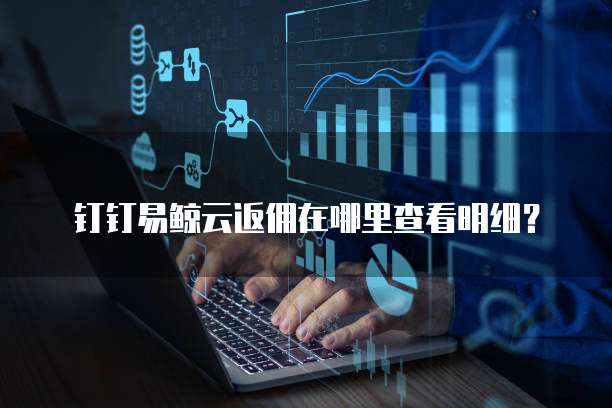 钉钉易鲸云返佣在哪里查看明细？