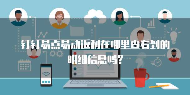 钉钉易点易动返利在哪里查看到的明细信息吗?