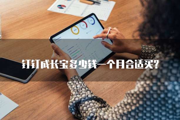 钉钉成长宝多少钱一个月合适买?