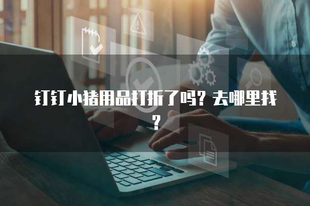 钉钉小猪用品打折了吗?去哪里找?