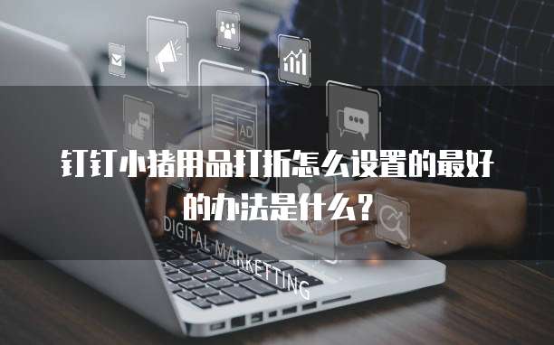 钉钉小猪用品打折怎么设置的最好的办法是什么？