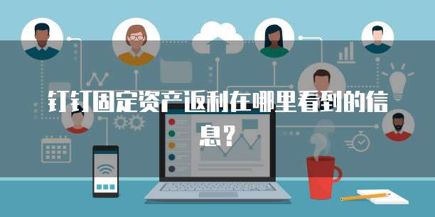 钉钉固定资产返利在哪里看到的信息？