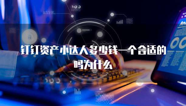 钉钉资产小达人多少钱一个合适的吗为什么