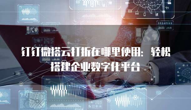 钉钉微搭云打折在哪里使用:轻松搭建企业数字化平台