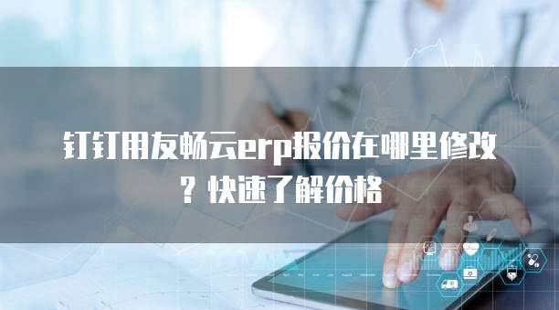 钉钉用友畅云erp报价在哪里修改?快速了解价格