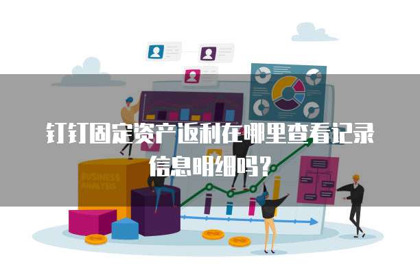 钉钉固定资产返利在哪里查看记录信息明细吗？